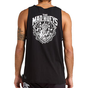 THE MAD HUEYS PORT SIDE AHOY FKRS | TANK BLACK