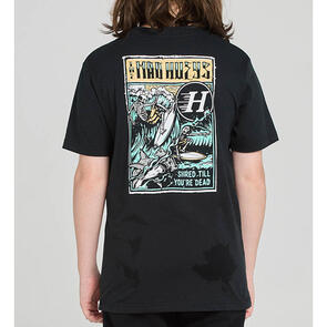 THE MAD HUEYS SHRED TIL YOURE DEAD | YOUTH SS TEE BLACK