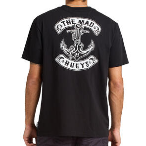 THE MAD HUEYS SKULL ANCHOR | SS TEE BLACK