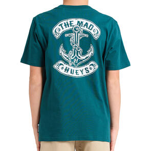 THE MAD HUEYS YOUTH SKULL ANCHOR SS TEE ATLANTIC