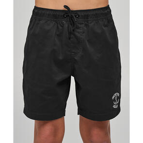 MAD HUEYS SKULL ANCHOR | YOUTH 15" VOLLEY BLACK