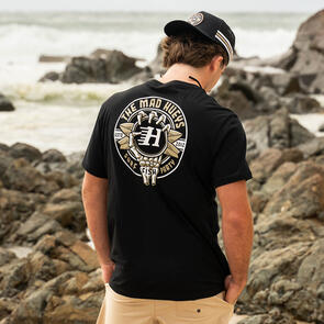 MAD HUEYS SURF HUEYS | SS TEE BLACK
