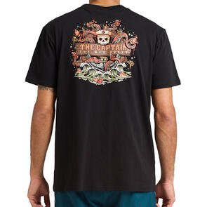 THE MAD HUEYS THE KRAKEN CAPTAIN | SS TEE BLACK