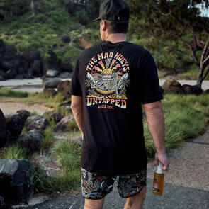 THE MAD HUEYS UNTAPPED SS TEE BLACK