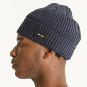 THING THING ACME BEANIE - 100% COTTON KNIT - FRENCH NAVY