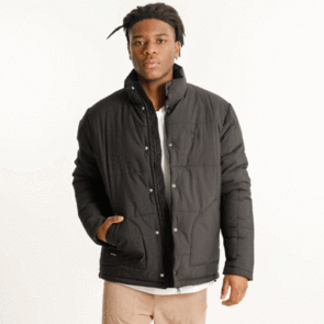 THING THING DIEM PUFF JACKET - 100% POLYESTER/POLYESTER FILL - BLACK