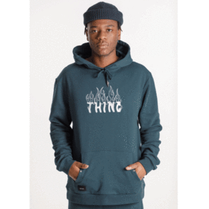 THING THING TITLE HOOD FRENCH NAVY WITH WHITE PYRO EMBROIDERY