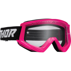 THOR 2022 GOGGLES YOUTH COMBAT FLURO PINK/BLACK