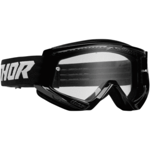 THOR 2022 GOGGLES YOUTH COMBAT SOLID BLACK/WHITE