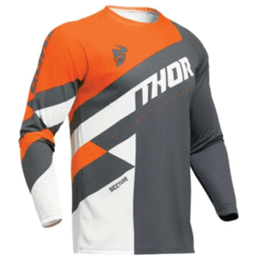 THOR 2024 SECTOR JERSEY CHECKER CHARCOAL ORANGE
