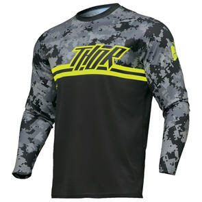 THOR MX 2025 YOUTH SECTOR JERSEY DIGI BLACK/CAMO