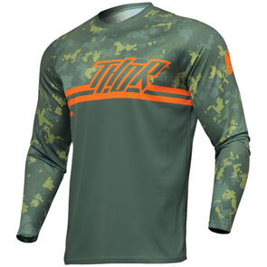 THOR MX 2025 YOUTH SECTOR JERSEY DIGI GREEN/CAMO