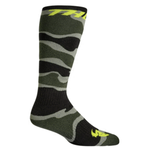 THOR MX YOUTH SOCKS CAMO GREEN/ACID