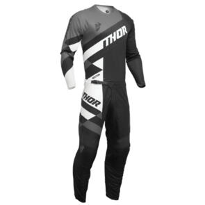 THOR 2024 YOUTH SECTOR JERSEY + PANT CHECKER BLACK/GRAY