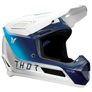 THOR MX 2025 FLEET HELMET STORM WHITE/NAVY