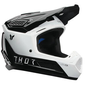 THOR MX 2025 FLEET HELMET STORM BLACK/WHITE