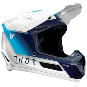 THOR MX 2025 YOUTH FLEET STORM HELMET WHITE/NAVY