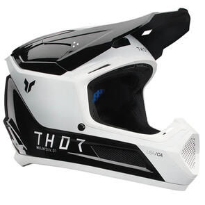 THOR MX 2025 YOUTH FLEET STORM HELMET BLACK/WHITE