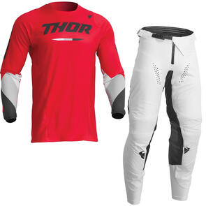 THOR 2024 PULSE TACTIC JERSEY RED + PULSE MONO PANTBLACK/WHITE