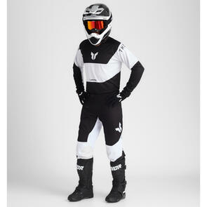 THOR MX 2025 LAUNCH JERSEY AND PANTS STORM BLACK