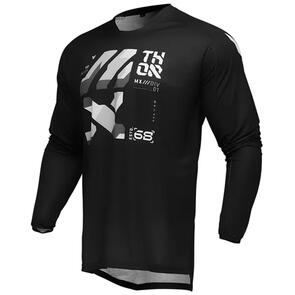 THOR MX 2025 LAUNCH JERSEY BRAVE BLACK/GREY