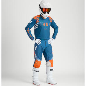 THOR MX 2025 LAUNCH JERSEY AND PANTS ZONE BLUE