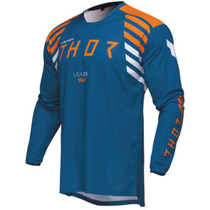 THOR MX 2025 LAUNCH JERSEY ZONE BLUE