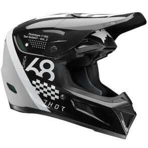 THOR MX 2025 REFLEX SPORT COMPOSITE HELMET RIOT BLACK/WHITE