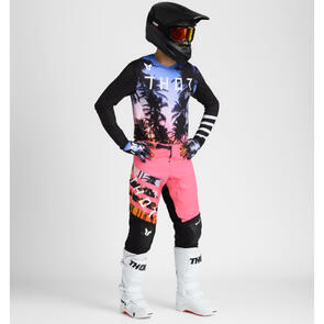 THOR MX 2025 SPORT JERSEY AND PANTS SD BLACK PINK