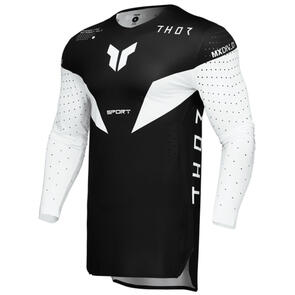 THOR MX 2025 SPORT JERSEY STRIKE BLACK