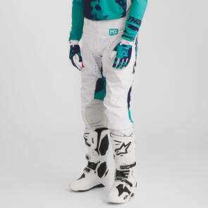 THOR MX 2026 LAUNCHMODE PANTS BLEACH WHITE/AQUA