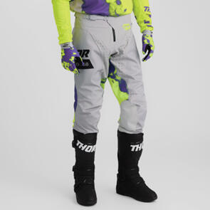 THOR MX 2026 LAUNCHMODE PANTS BLEACH GRAY/ACID