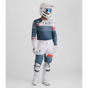 THOR MX 2026 SPORTMODE JERSEY AND PANTS LEAGUE BLUE WHITE