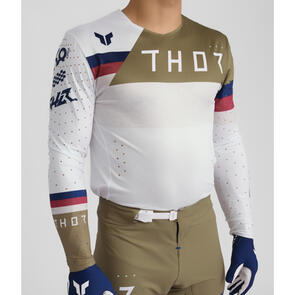 THOR MX 2026 SPORTMODE JERSEY LEAGUE WHITE COPPER