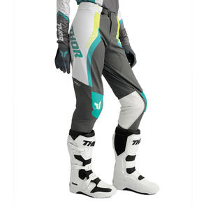 THOR MX 2026 WOMENS SPORTMODE PANTS VELOCITY GRAY/AQUA