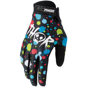 THOR MX 2026 YOUTH LAUNCHMODE GLOVES SPLAT MULTI