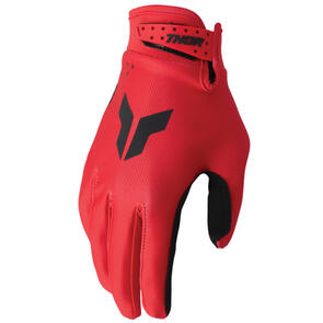 THOR MX 2026 YOUTH LAUNCHMODE GLOVES SPLIT RED