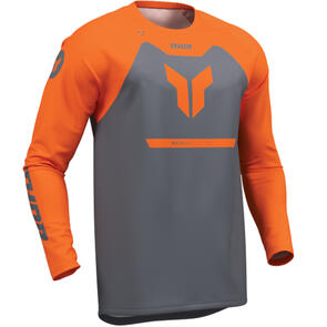 THOR MX 2026 YOUTH RIDEMODE JERSEY MENACE CHARCOAL ORANGE