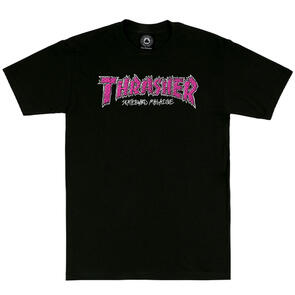 THRASHER BRICK S/S TEE BLACK