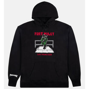 THRASHER FORT MILEY HOOD BLACK