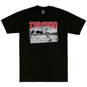 THRASHER JAKE DISH S/S TEE BLACK