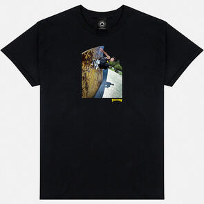 THRASHER MIC-E WALLRIDE S/S TEE BLACK