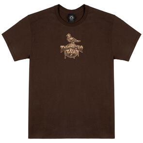 THRASHER X ANTIHERO COVER THE EARTH S/S DARK CHOCOLATE