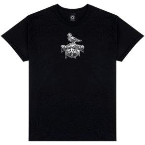 THRASHER COVER THE EARTH S/S TEE BLACK