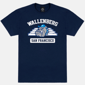 THRASHER WALLENBERG TEE NAVY