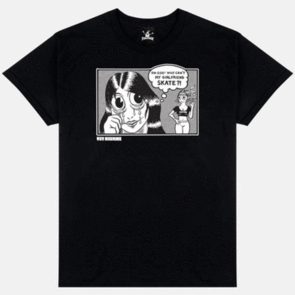 THRASHER X TOY MACHINE GIRLFRIEND TEE BLACK