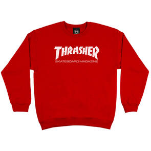 THRASHER SKATE MAG CREW RED