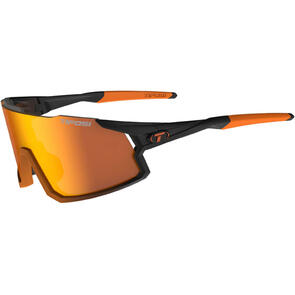 TIFOSI STASH SUNGLASSES BLACK ORANGE FADE WITH CLARION ORANGE, AC RED AND