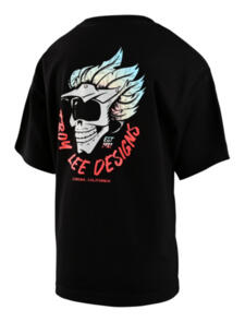 TROY LEE DESIGNS FEATHERS SHORT SLEEVE TEE BLACK | YOUTH