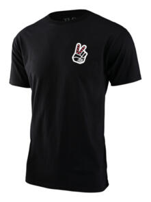 TROY LEE DESIGNS PEACE OUT SHORT SLEEVE TEE BLACK